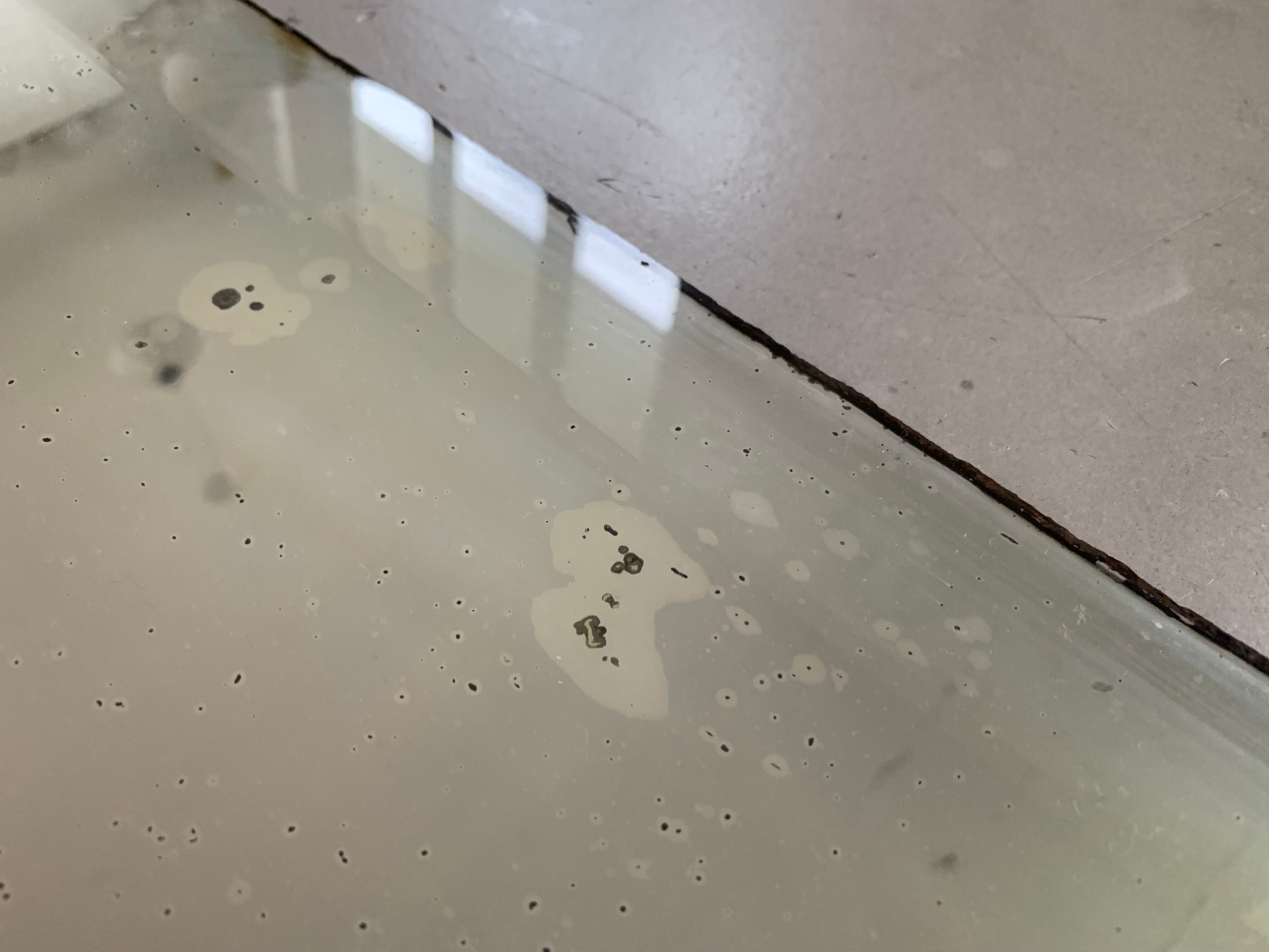 Old beveled mirror stitched 65x83cm