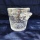 Ice bucket, thick bubbled glass, Schneider Paris