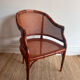 4 'Faux Bamboo' Dining Chairs Italian Giorgetti