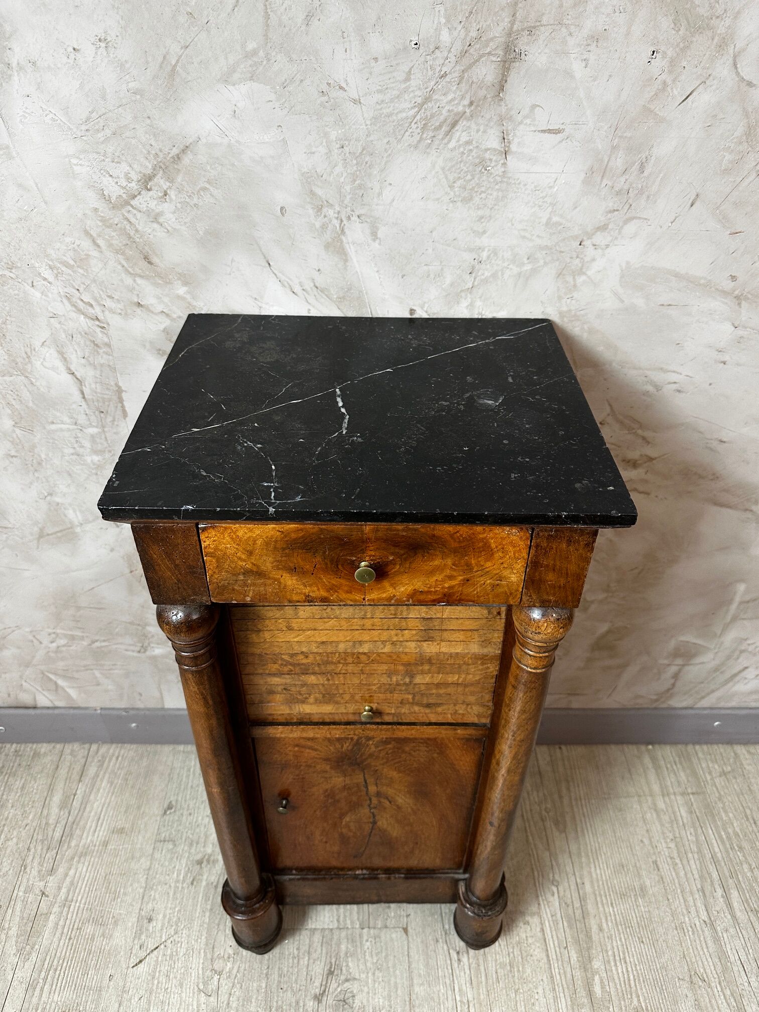 Empire period bedside table