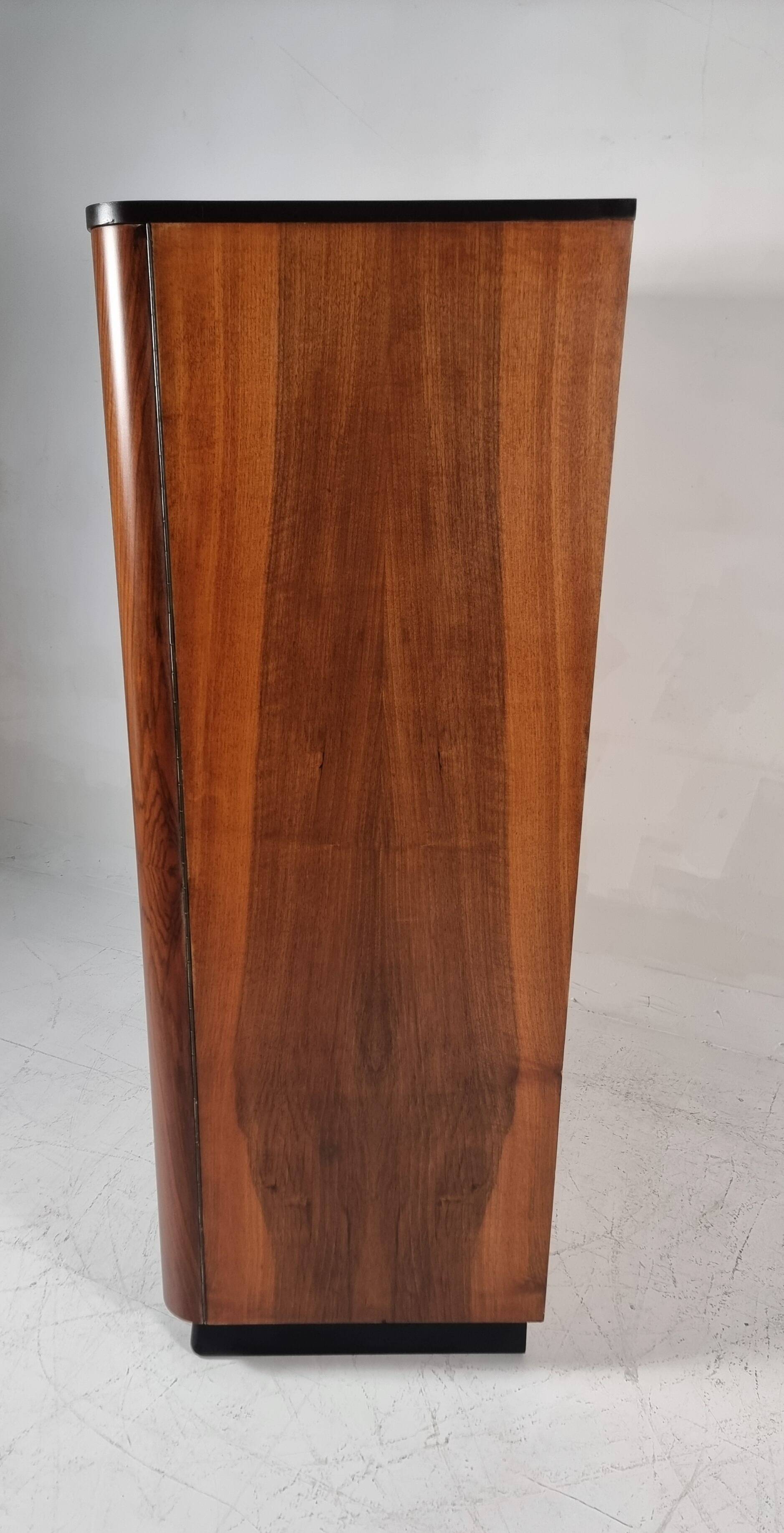 Wardrobe in Walnut by Jindřich Halabala for Up Zavody, 1950s