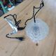 1 vintage glass pendant/lamp