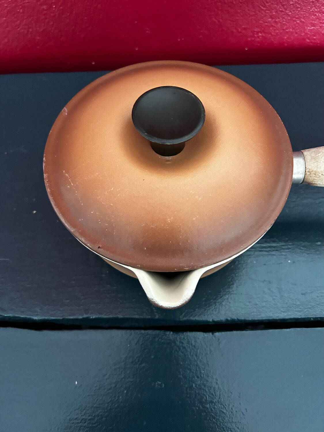 Cast iron pan with lid Le creuset