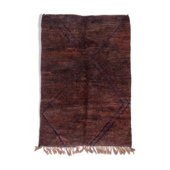 Tapis m’rirt marron 210x310cm