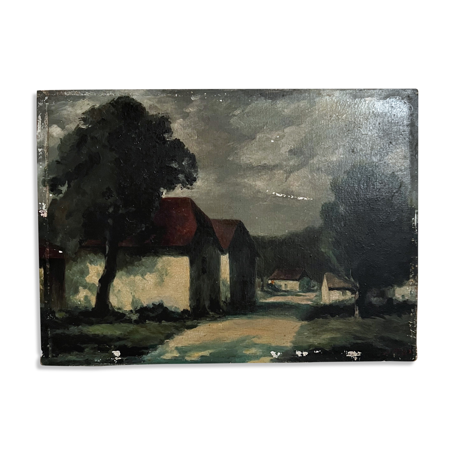 Landscape painting France region