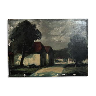 Landscape painting France region