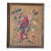Tableau / Peinture sur toile de jute / Perroquet