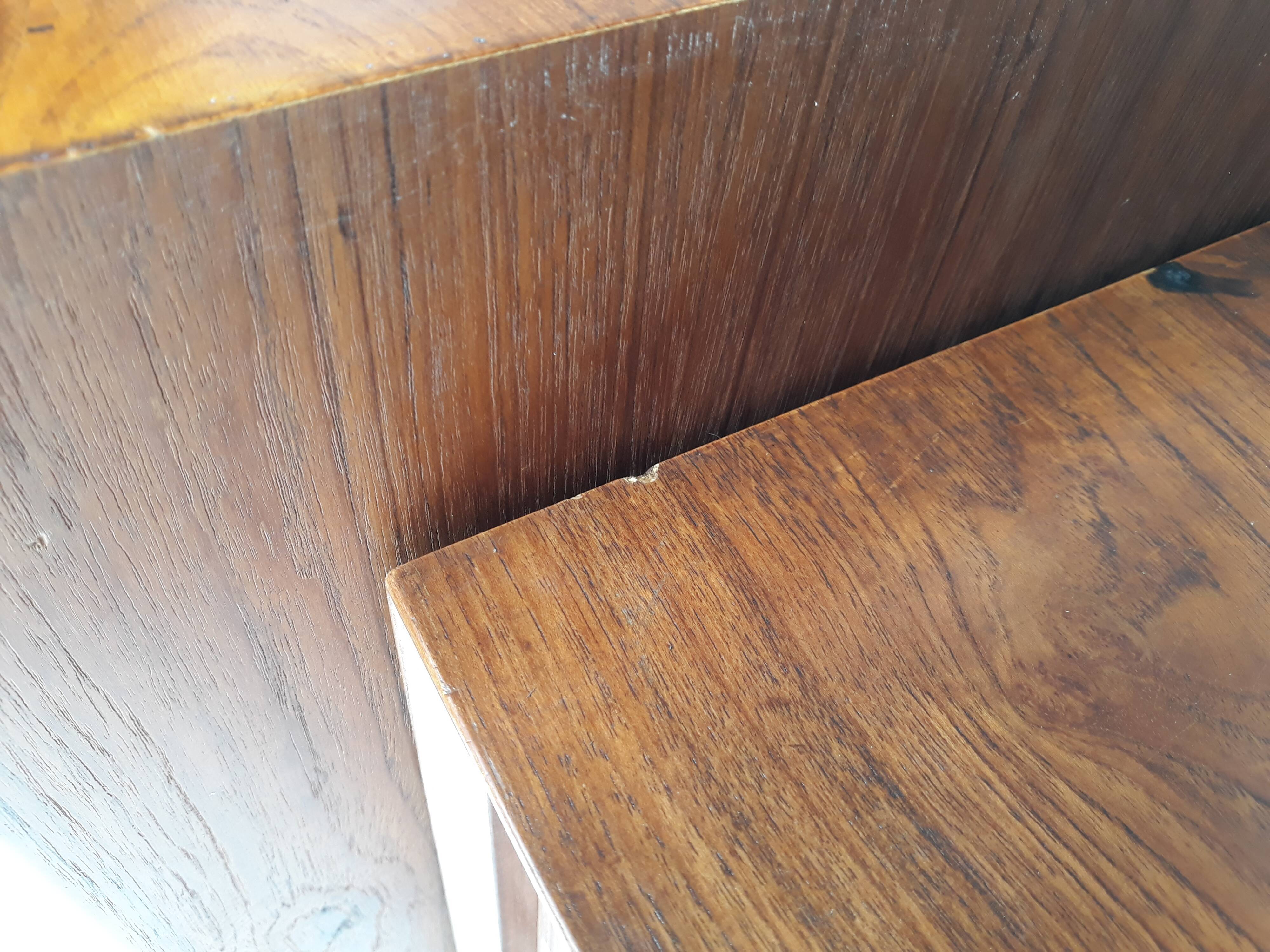 Étagère modulable scandinave en teck royal system par Poul Cadovius