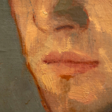 Portrait, oil on canvas, Staf Beerten, 1964
