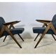 Pair of chairs bunny type 300 177, by J. Chierowski, 1960