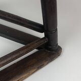 Tabouret tripode en bois ancien pour couteliers, bijoutiers et ouvriers