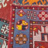 Tapis ancien caucasien Kazak 140x300 cm