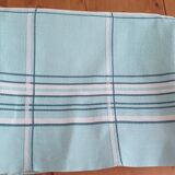 Checkered tablecloth
