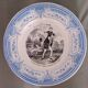 Set of 12 plates the pleasures of housekeeping