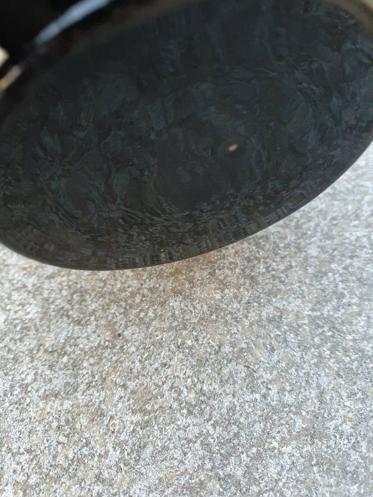 "Doyen" vase circa 1920-30 art deco in hyalite glass and tin in bunches of grapes