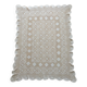 Vintage rectangular crochet tablecloth