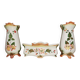 Pair of Vases + Planter Art Nouveau Barbotine / Faience