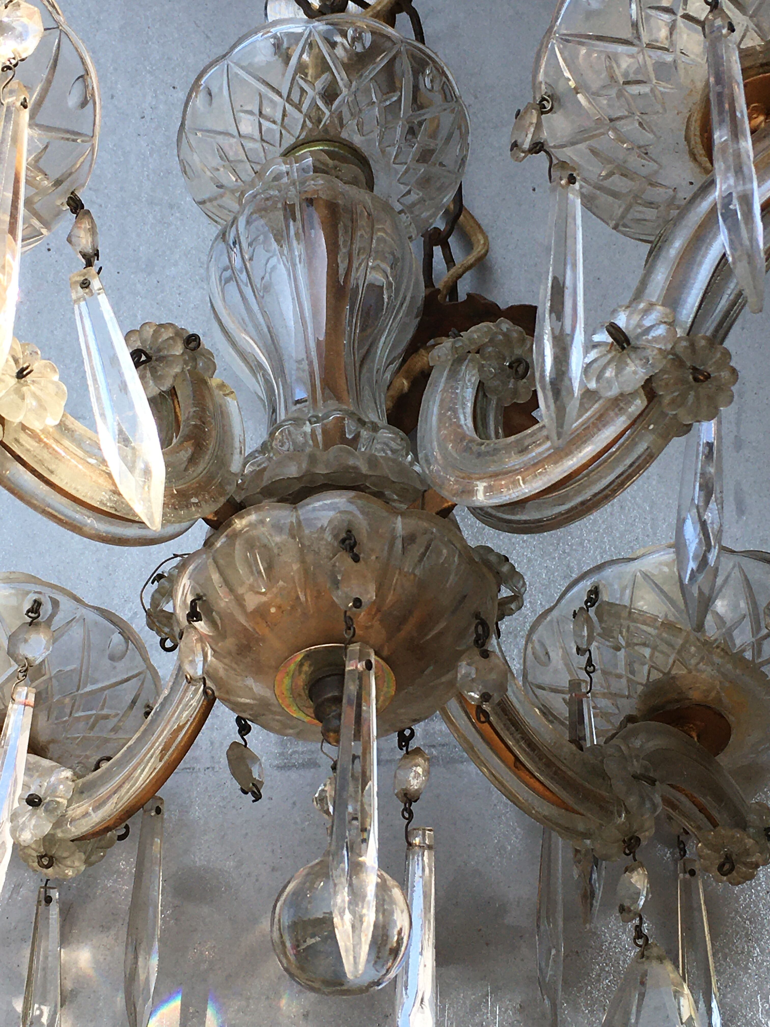 Venetian chandelier 1960 4 fires