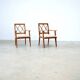 Set of two early French lounge chairs