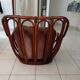 Fauteuil rotin des années 60 ras du sol