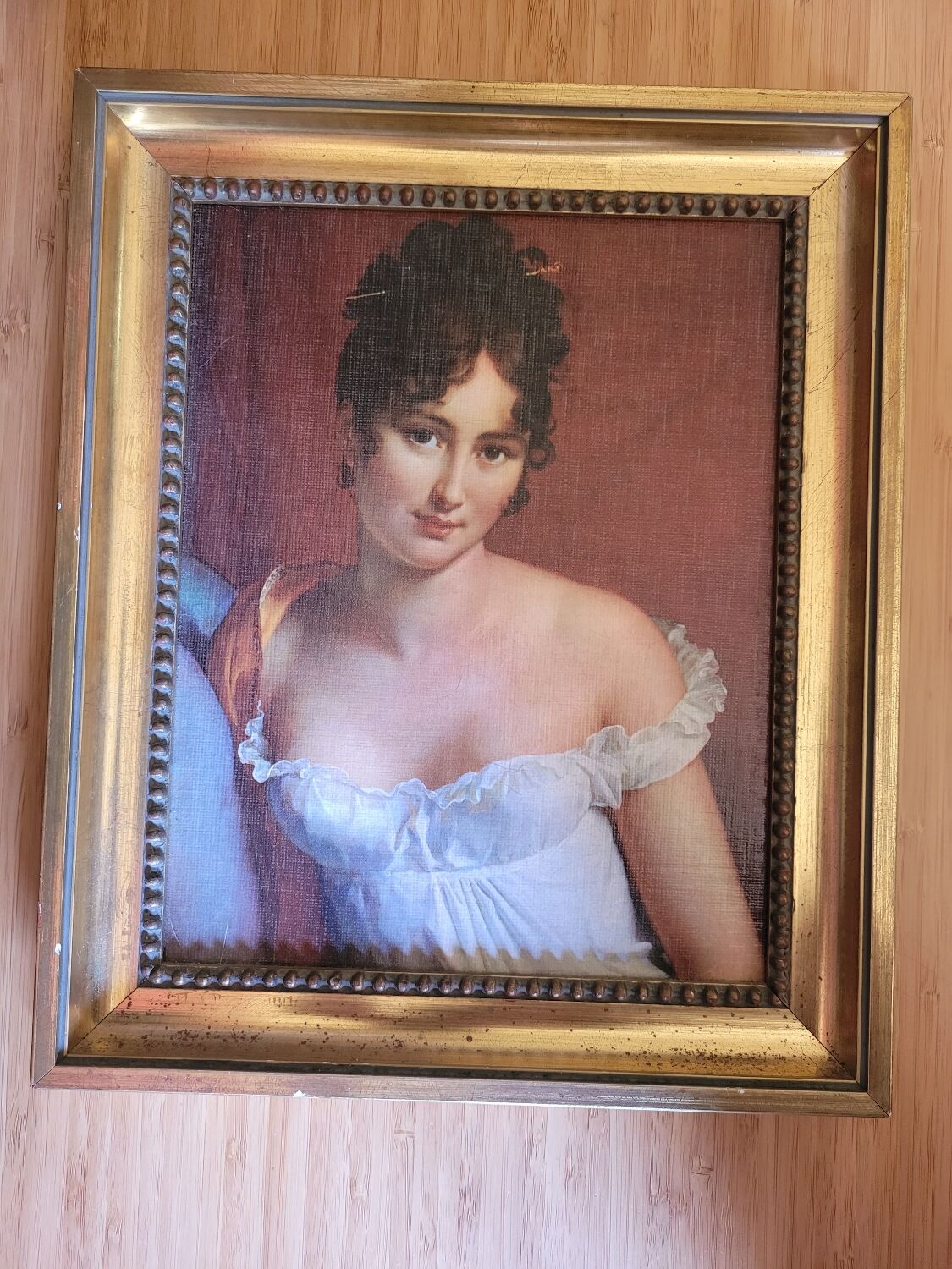 Portrait de madame Récamier reproduction numérotée