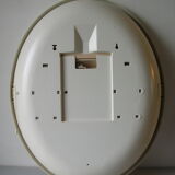 Ancien miroir ovale pivotant éclairé 4 feux des années 1970