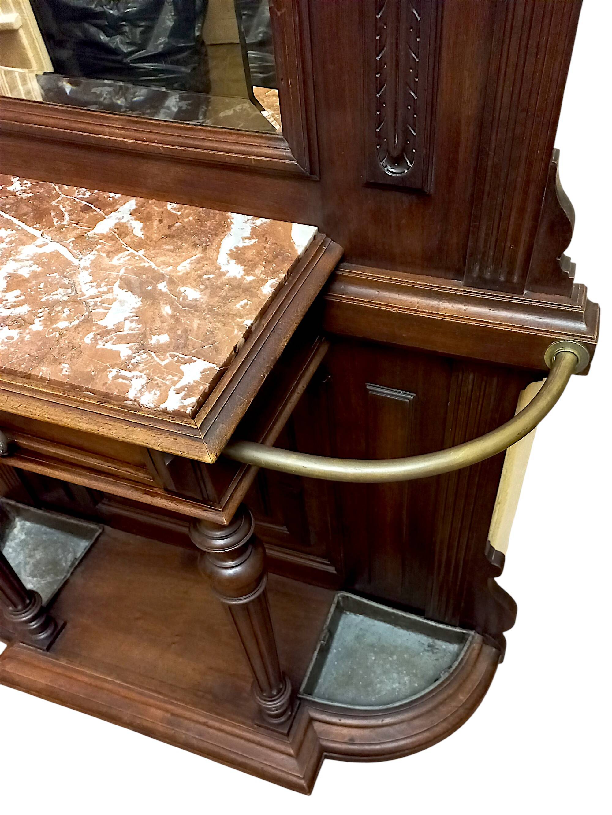 Walnut wardrobe