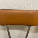 4 chaises en skaï / simili cuir