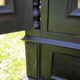 Dressmaker's cabinet with beveled triptych mirrors. (Mirror cabinet)