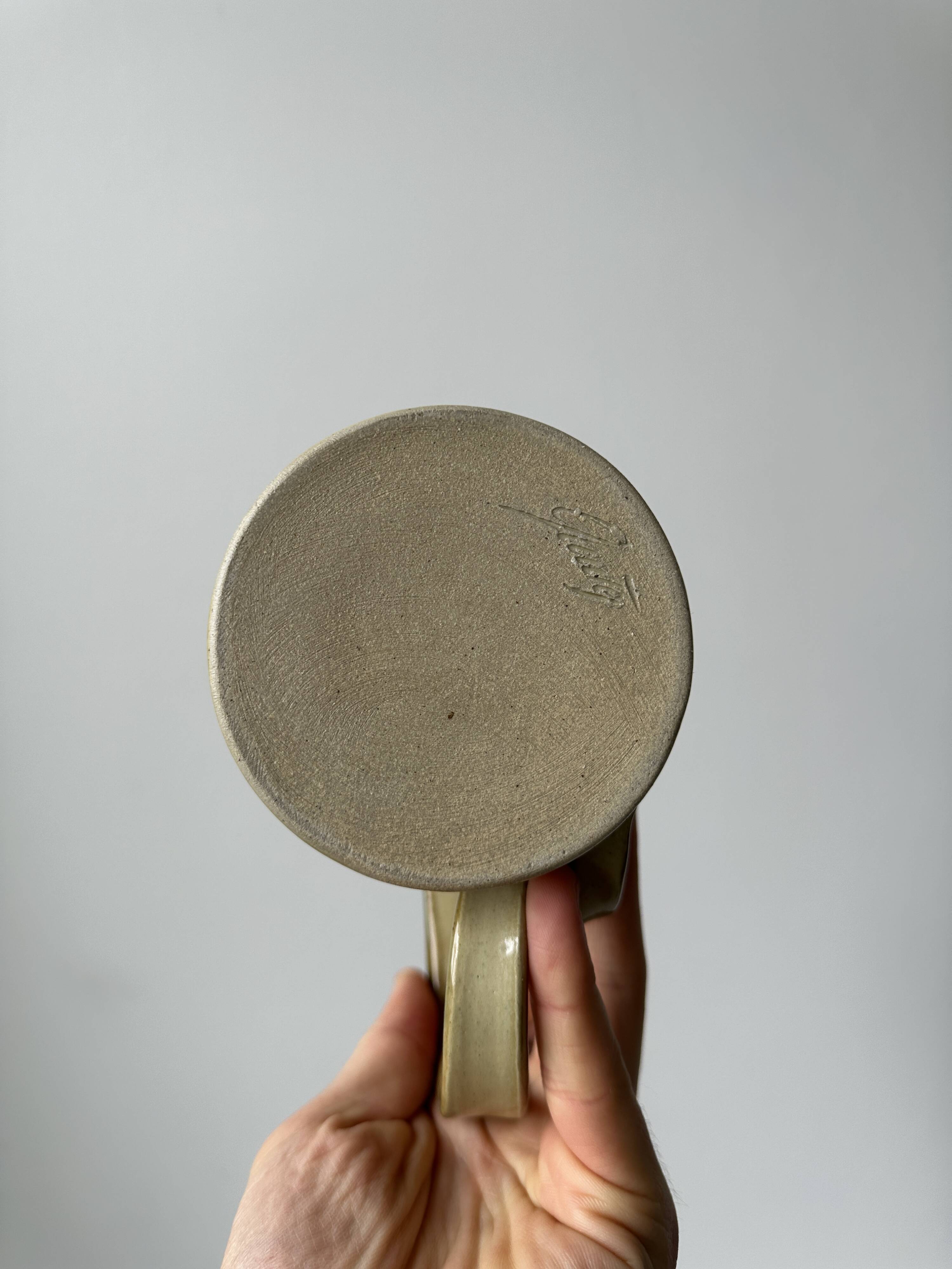 Duo of handmade cups