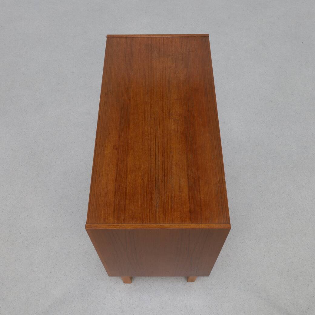 Commode à tiroirs vintage en teck, années 1960