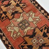 4x10 Vintage Faded Red Long Wide Turkish Runner Rug, 112x316