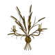 Wall lamp in gilded metal sheaf of wheat 1970s