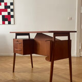 Danish Desk in Teak by Tibergaard 1960s