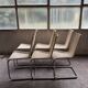 Set of 6 Tecta WK 724 Cantilever Chairs in Metal and Cream Wicker – 1980s
