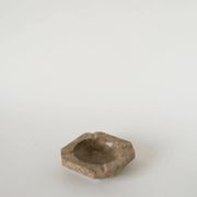 Marble ashtray, hexagonal shape, grey, 1970.