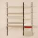 Pilastro Wall System by Tjerk Reijenga with Desk and Magazine Holder, 1960s