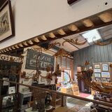 Large antique engraved and gilded wall mirror – Venetian style