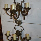 Pair of bronze empire style