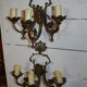 Paire d'appliques style empire en bronze