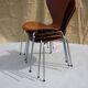 4 chaises Arne Jacobsen en teck Mod.3107