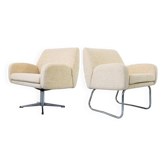 Vintage yellow Armchairs, Germany, 1970s, Set Of 2