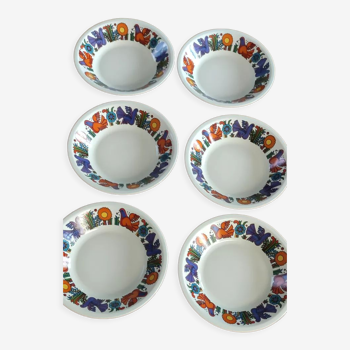 6 assiettes creuses acapulco villeroy et bosch