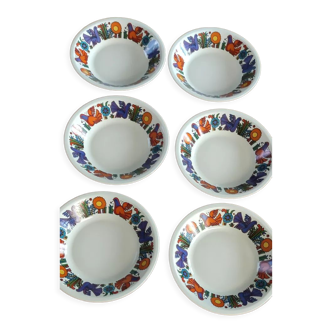 6 hollow plates acapulco villeroy and bosch