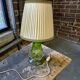 Vintage green glass MURANO table lamp / floor lamp