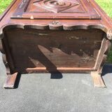 Buffet neo Louis XIII in oak with 1 door and 1 drawer.