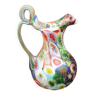 Miniature Vase Fratelli TOSO - Murano - Venetian art millefiori year 1950 Ht 10.5cm # 220600