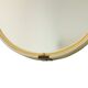 Vintage Rockabilly Freeform Mirror Gold Fifties