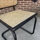 Cesca chair B64 with armrests by Marcel Breuer Design in black
