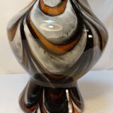Murano Vase by Carlo Moretti - Marbled Florence Opaline - 70s